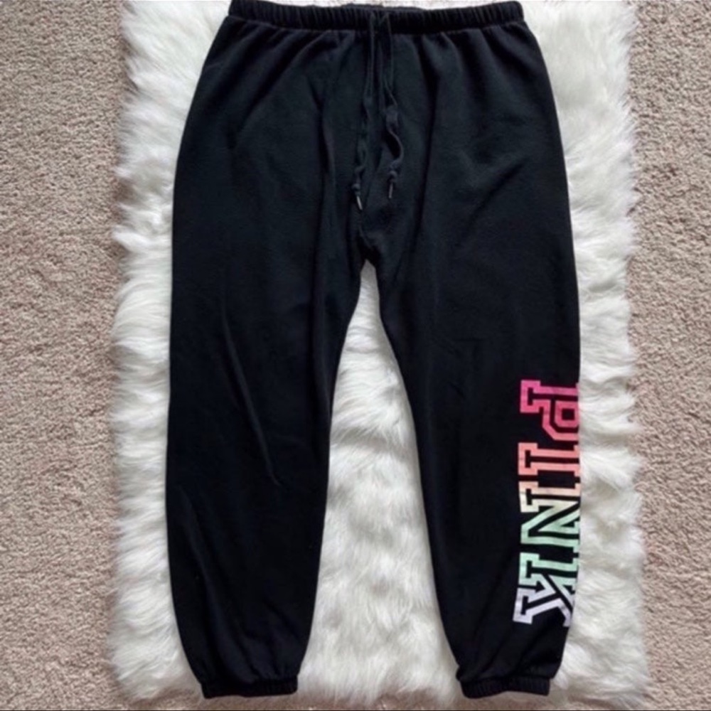 Pink Victoria’s Secrets sweatpants